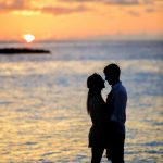 Weronika i Dawid nad jeziorem